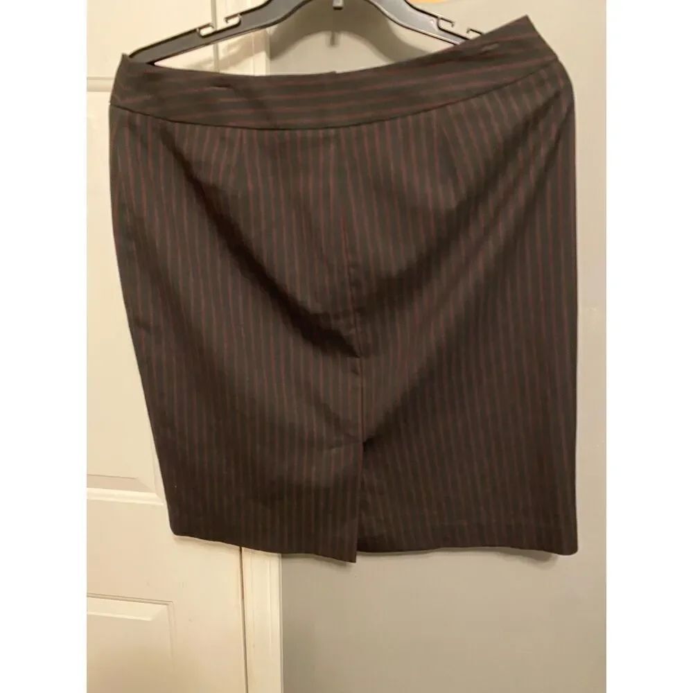 Black and Red Nine & Company Pencil Skirt Size 14